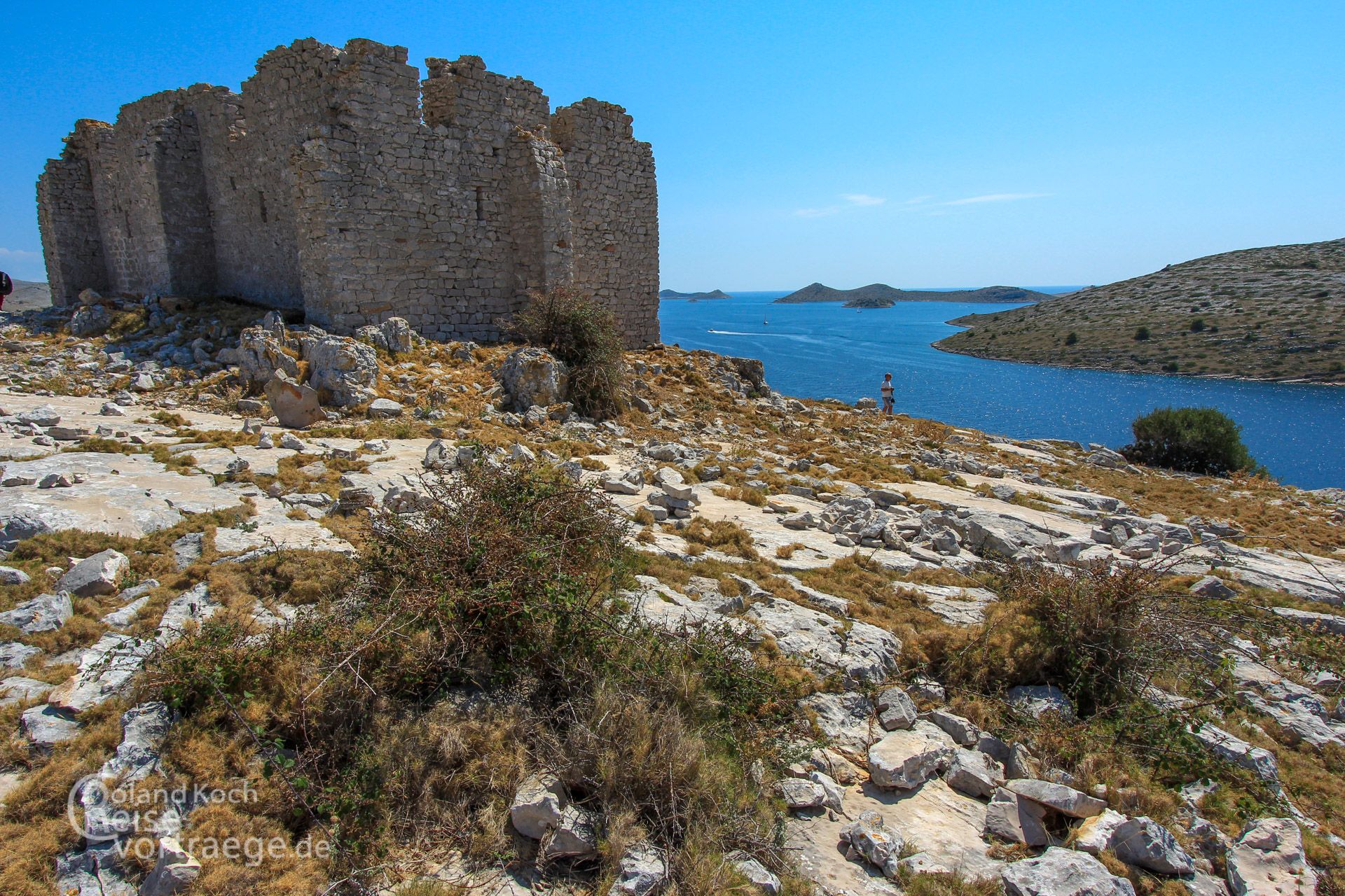 Alte Festung im Nationalpark Kornaten